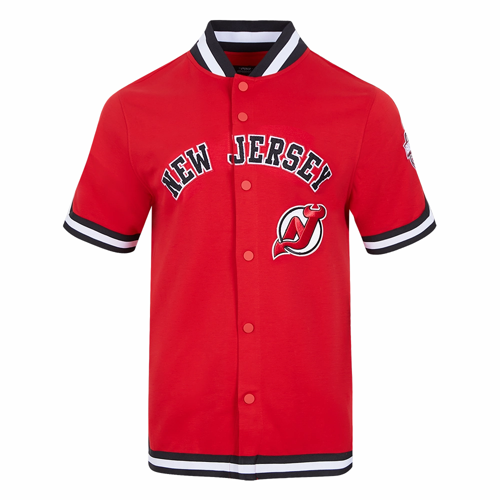 SOBRECAMISA DE MANGA CORTA NHL NEW JERSEY DEVILS CLASSIC CHENILLE