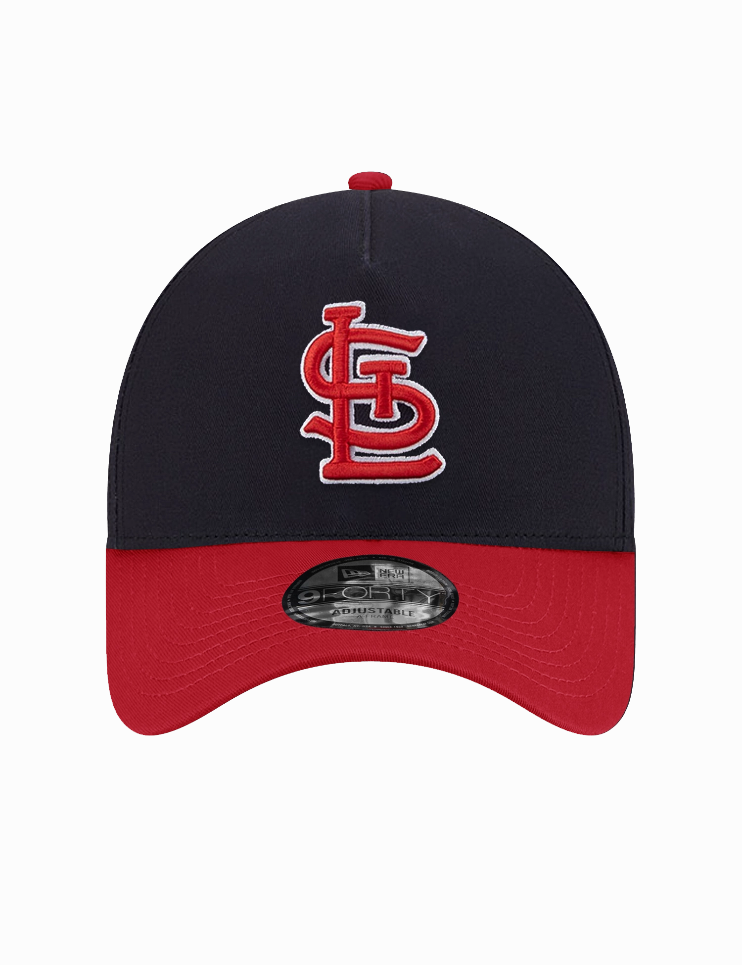 St Louis Cardinals New Era MLB Team Alt 9FORTY A-Frame Snapback Hat - Navy