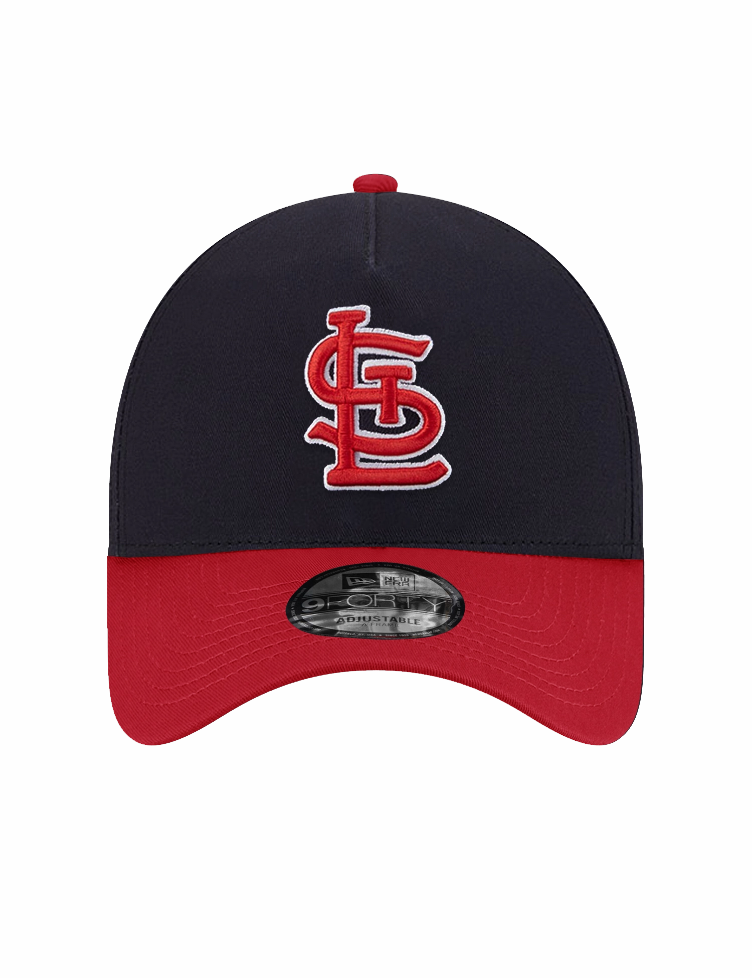 St Louis Cardinals New Era MLB Team Alt 9FORTY A-Frame Snapback Hat - Navy