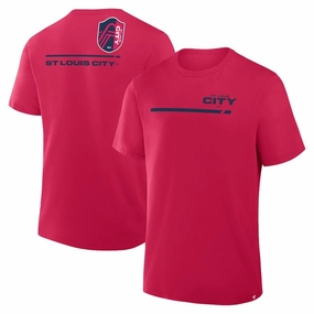 St. Louis City SC MLS Fanatics Corner Kick Legacy T-Shirt - Red