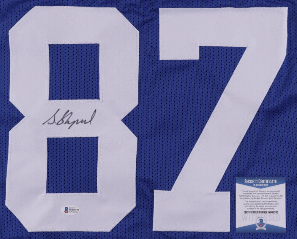 Sterling Shepard Signed Giants Jersey (Beckett COA) New Yorks #2 Pck 2016 Draft