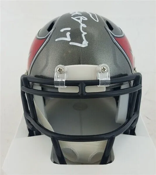 Steve DeBerg Signed Tampa Bay Buccaneers Speed Mini Helmet (JSA Witness COA)