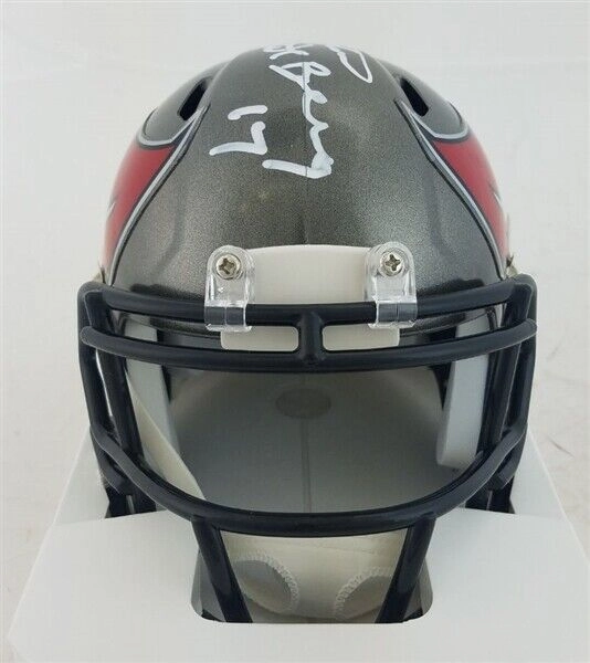 Steve DeBerg Signed Tampa Bay Buccaneers Speed Mini Helmet (JSA Witness COA)