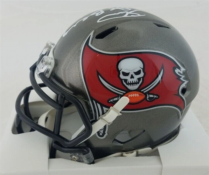 Steve DeBerg Signed Tampa Bay Buccaneers Speed Mini Helmet (JSA Witness COA)