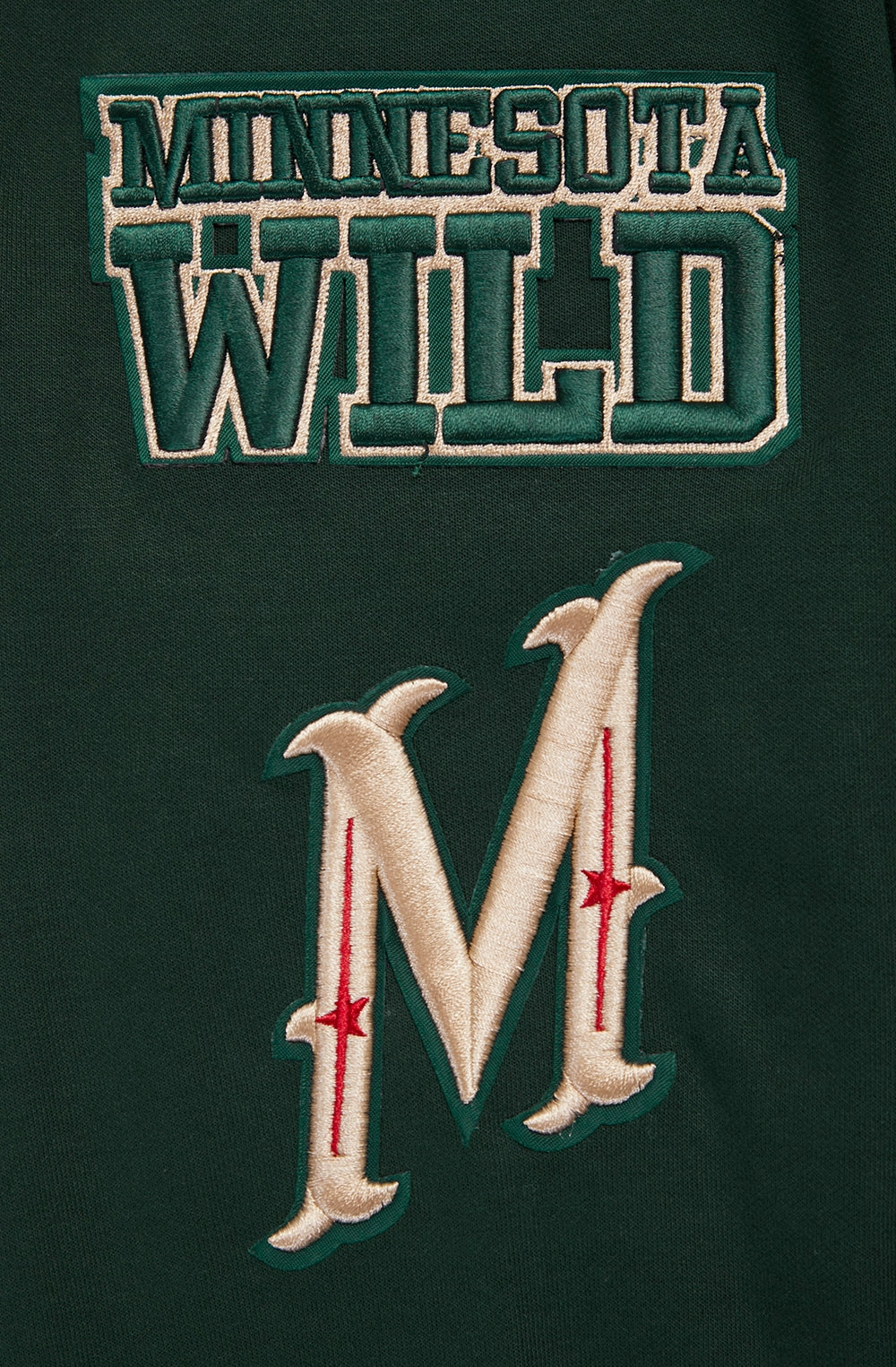 SUDADERA CON CIERRE NHL MINNESOTA WILD CLASSIC CHENILLE