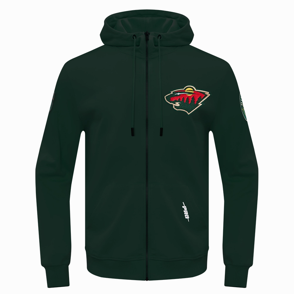 SUDADERA CON CIERRE NHL MINNESOTA WILD CLASSIC CHENILLE