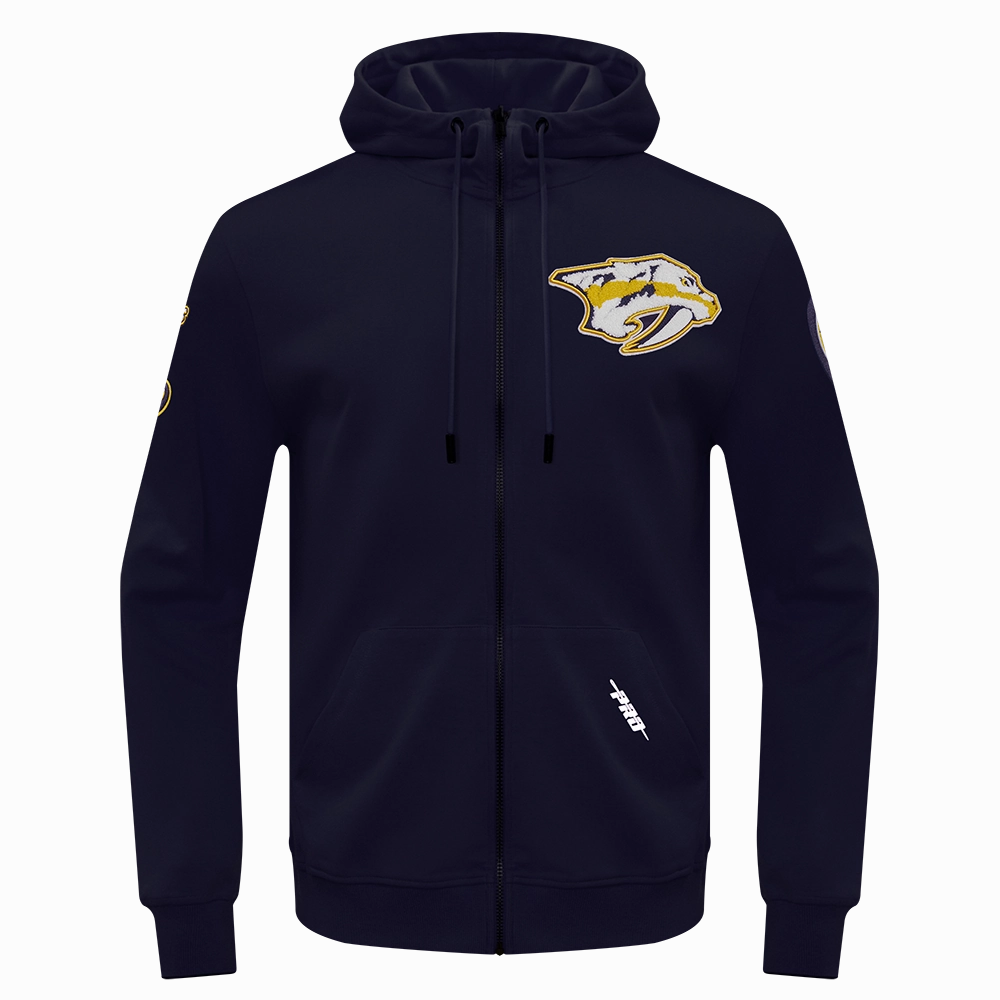 SUDADERA CON CIERRE NHL NASHVILLE PREDATORS CLASSIC CHENILLE