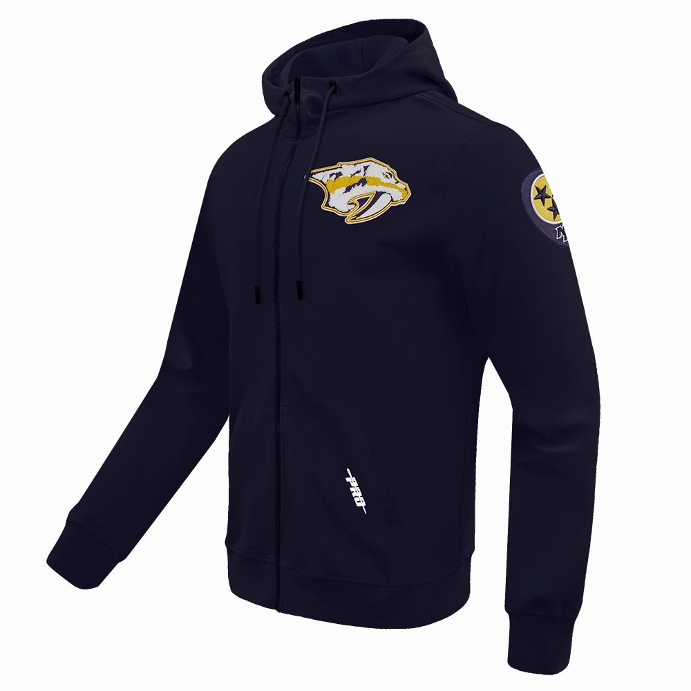 SUDADERA CON CIERRE NHL NASHVILLE PREDATORS CLASSIC CHENILLE