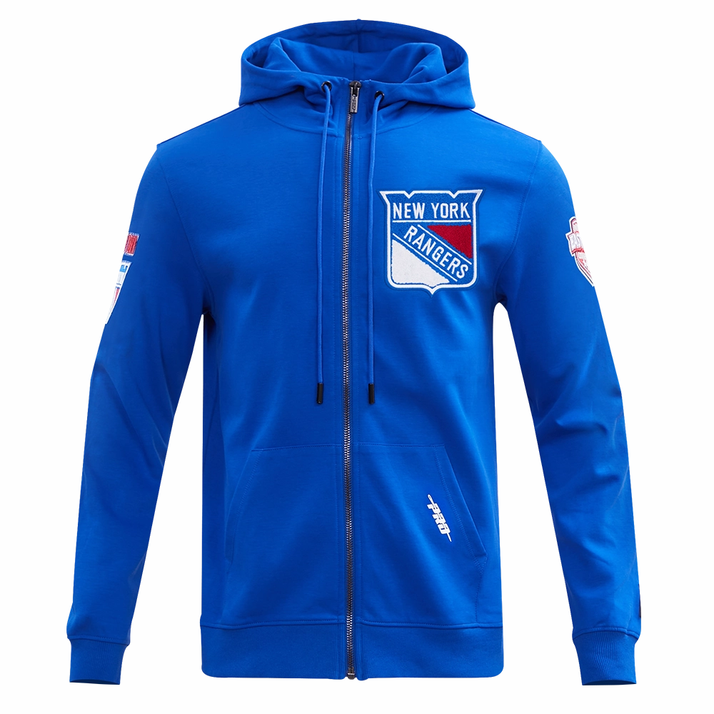 SUDADERA CON CIERRE NHL NEW YORK RANGERS CLASSIC CHENILLE
