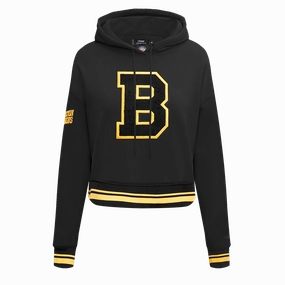 SUDADERA CON GORRO NHL BOSTON BRUINS RETRO CLASSICS PARA MUJER