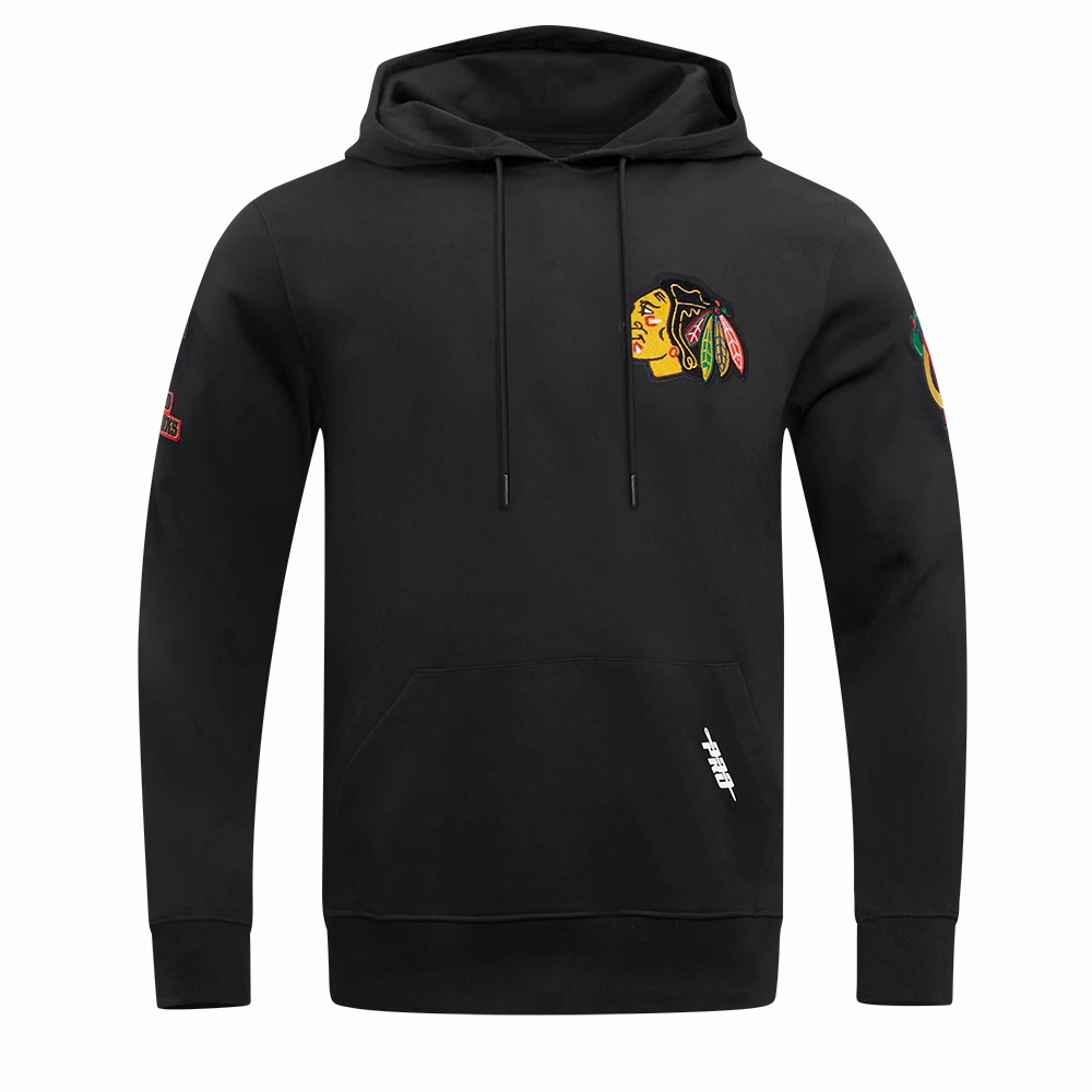 SUDADERA CON GORRO NHL CHICAGO BLACKHAWKS CLASSIC CHENILLE