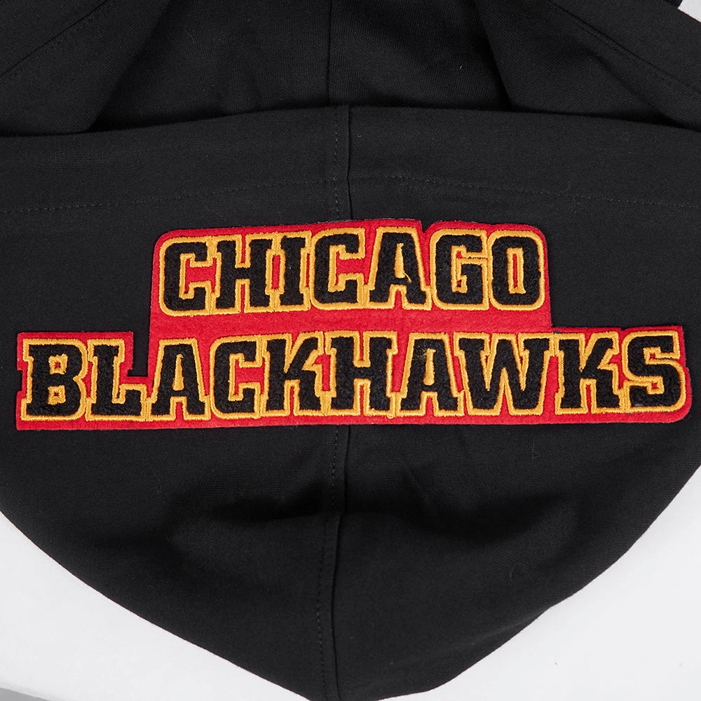 SUDADERA CON GORRO NHL CHICAGO BLACKHAWKS CLASSIC CHENILLE