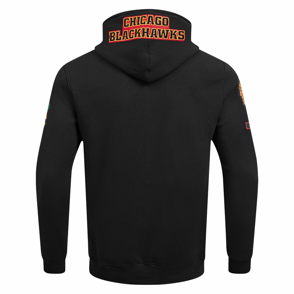 SUDADERA CON GORRO NHL CHICAGO BLACKHAWKS CLASSIC CHENILLE
