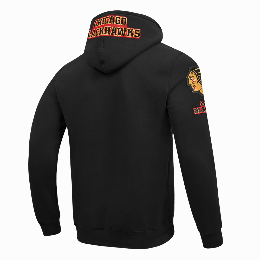SUDADERA CON GORRO NHL CHICAGO BLACKHAWKS CLASSIC CHENILLE
