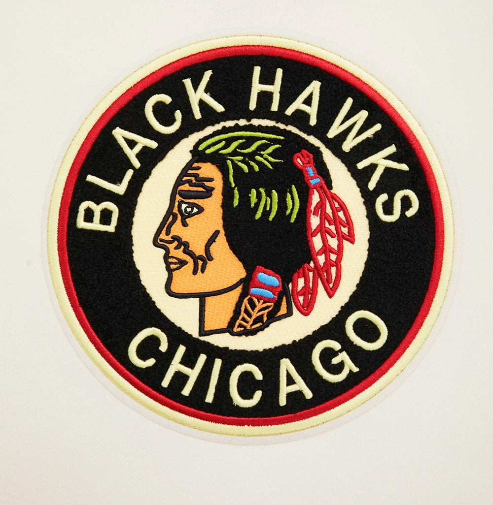 SUDADERA CON GORRO NHL CHICAGO BLACKHAWKS RETRO CLASSICS PARA MUJER