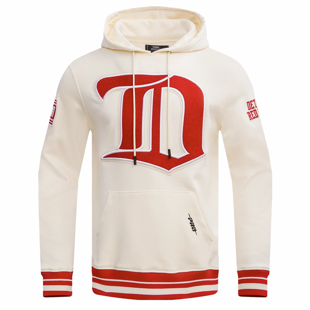 SUDADERA CON GORRO NHL DETROIT RED WINGS RETRO CLASSICS