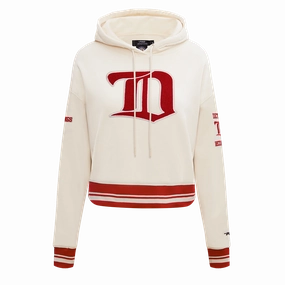 SUDADERA CON GORRO NHL DETROIT RED WINGS RETRO CLASSICS PARA MUJER