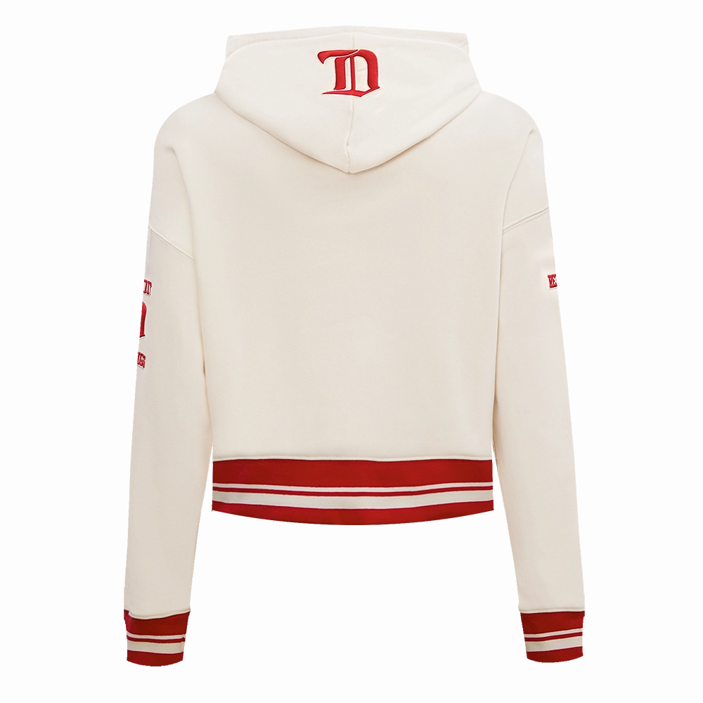 SUDADERA CON GORRO NHL DETROIT RED WINGS RETRO CLASSICS PARA MUJER