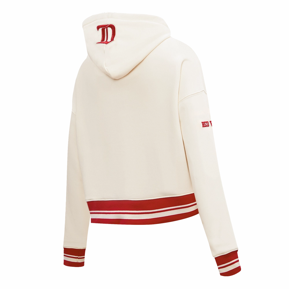 SUDADERA CON GORRO NHL DETROIT RED WINGS RETRO CLASSICS PARA MUJER