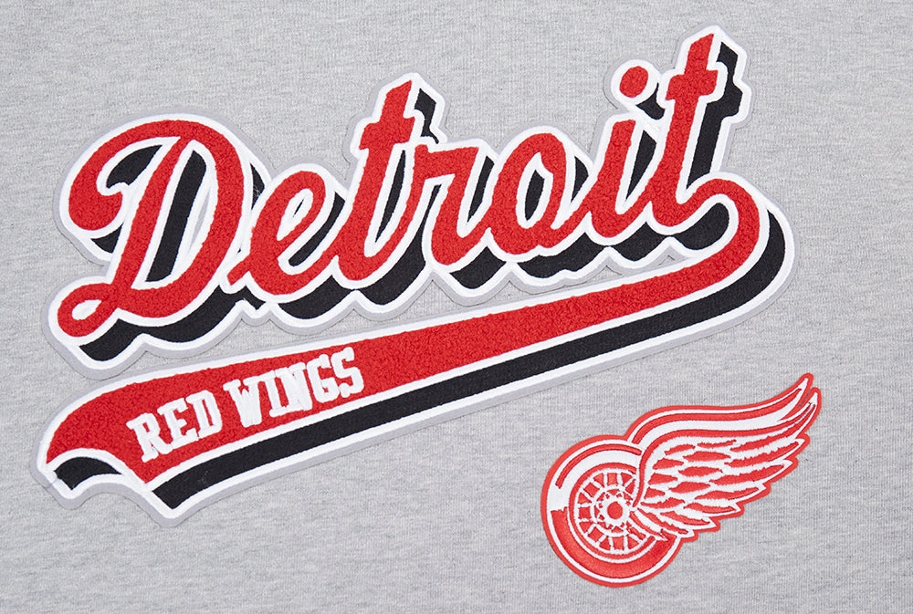 SUDADERA CON GORRO NHL DETROIT RED WINGS SCRIPT TAIL