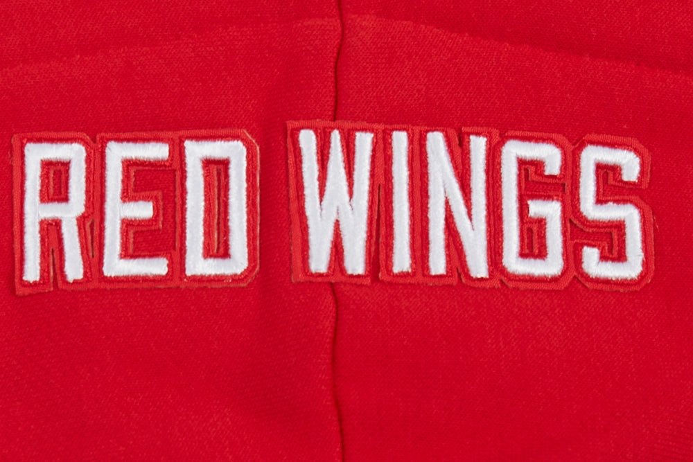SUDADERA CON GORRO NHL DETROIT RED WINGS SCRIPT TAIL PARA MUJER