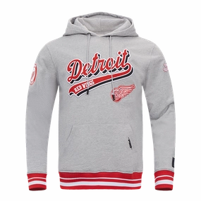 SUDADERA CON GORRO NHL DETROIT RED WINGS SCRIPT TAIL