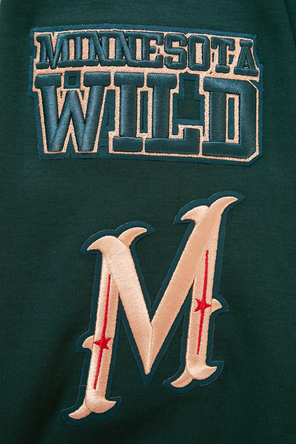 SUDADERA CON GORRO NHL MINNESOTA WILD CLASSIC CHENILLE