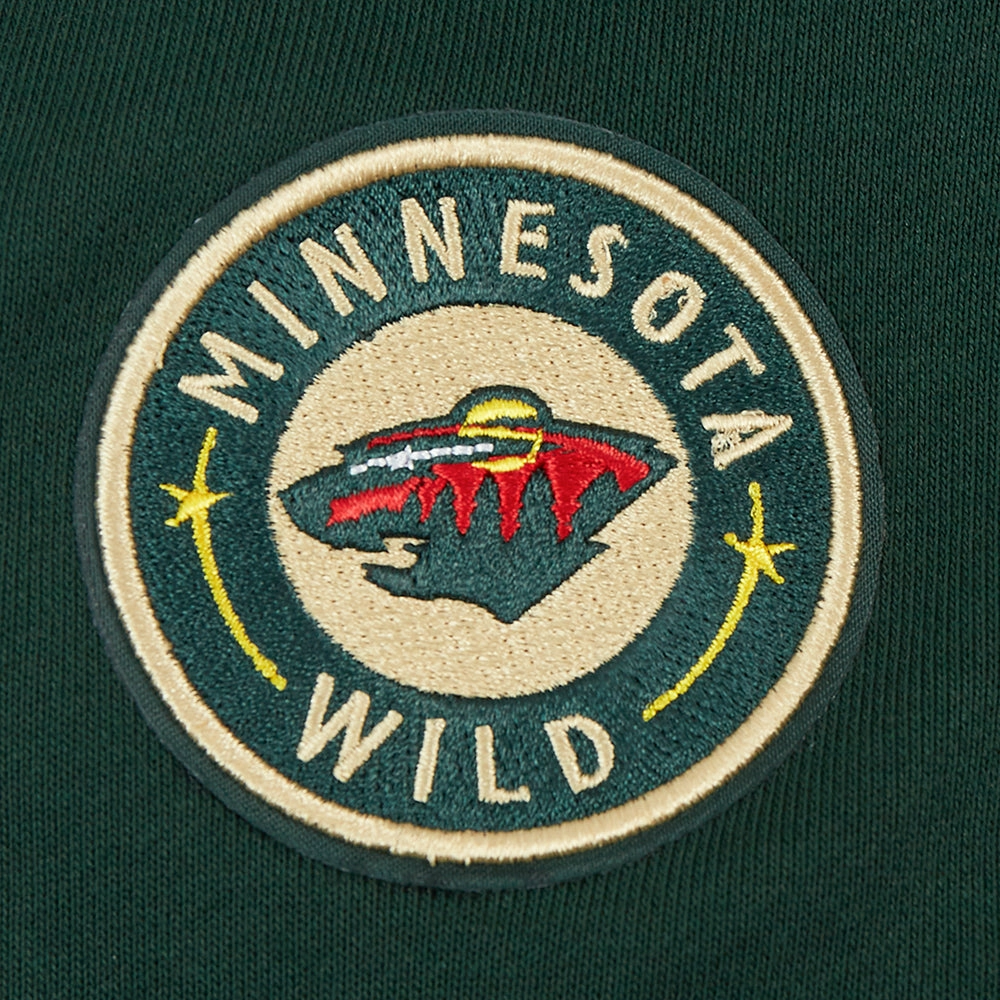 SUDADERA CON GORRO NHL MINNESOTA WILD CLASSIC CHENILLE PARA MUJER