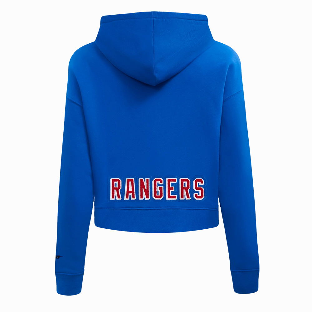 SUDADERA CON GORRO NHL NEW YORK RANGERS CLASSIC CHENILLE PARA MUJER