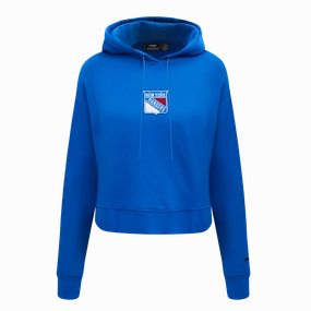 SUDADERA CON GORRO NHL NEW YORK RANGERS CLASSIC CHENILLE PARA MUJER