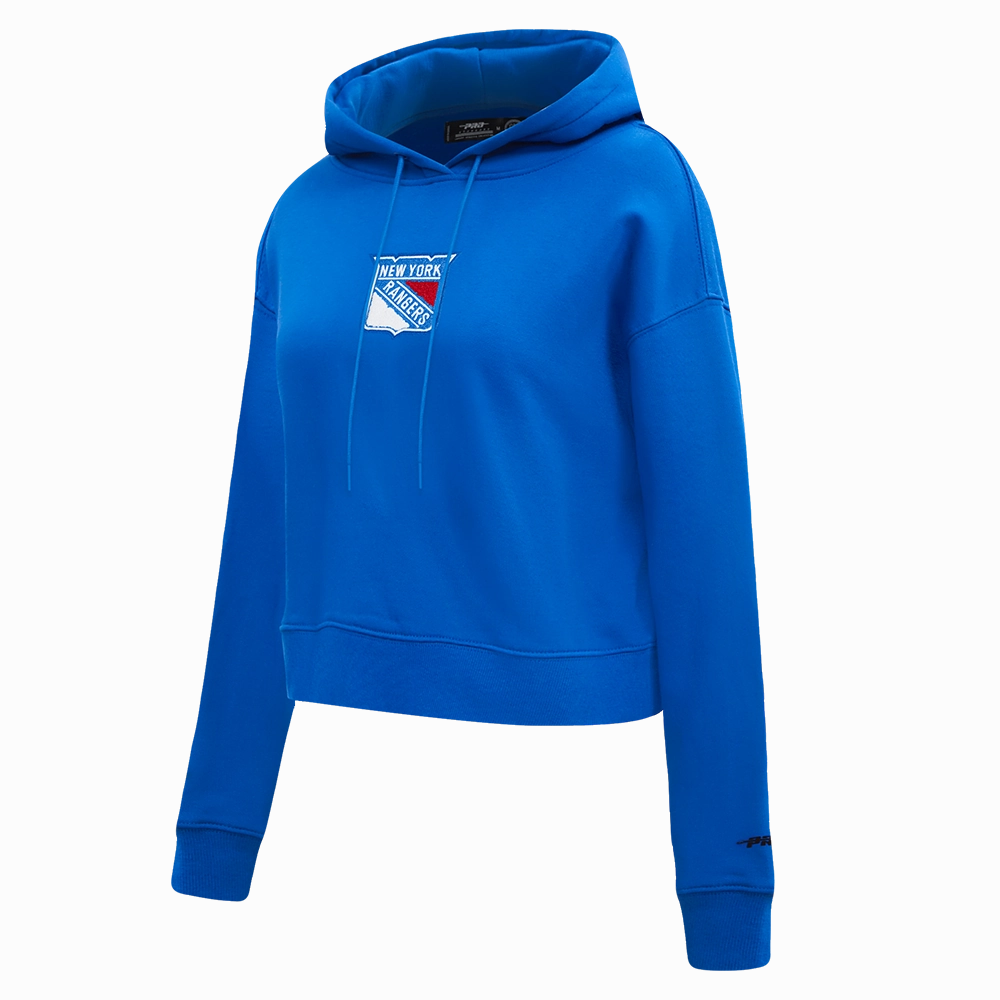 SUDADERA CON GORRO NHL NEW YORK RANGERS CLASSIC CHENILLE PARA MUJER