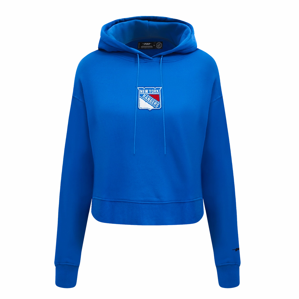 SUDADERA CON GORRO NHL NEW YORK RANGERS CLASSIC CHENILLE PARA MUJER