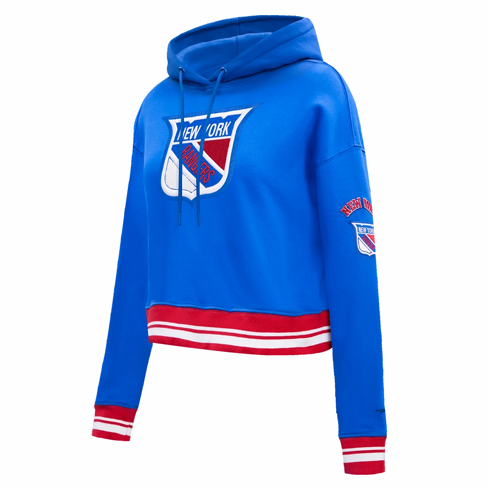 SUDADERA CON GORRO NHL NEW YORK RANGERS RETRO CLASSICS PARA MUJER