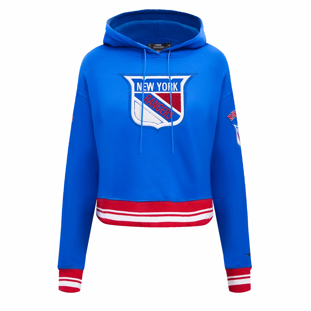 SUDADERA CON GORRO NHL NEW YORK RANGERS RETRO CLASSICS PARA MUJER