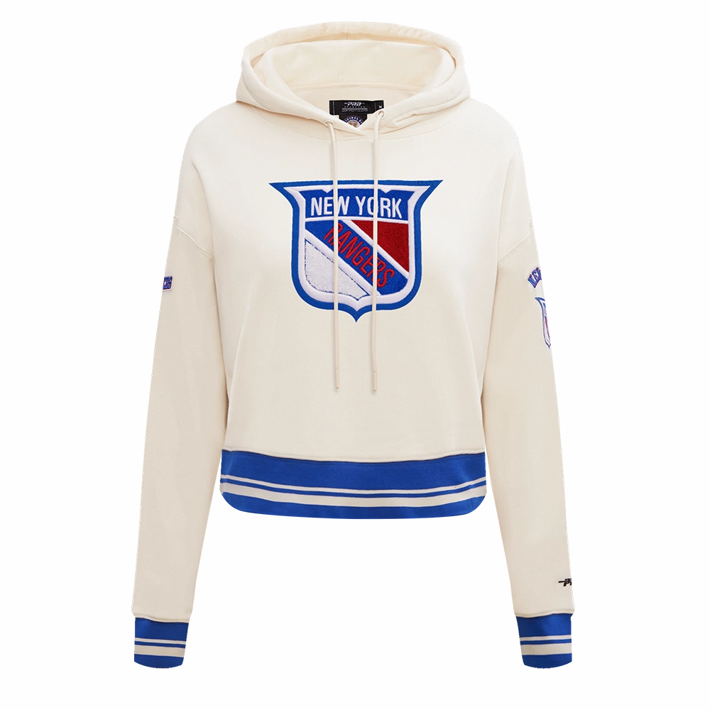 SUDADERA CON GORRO NHL NEW YORK RANGERS RETRO CLASSICS PARA MUJER