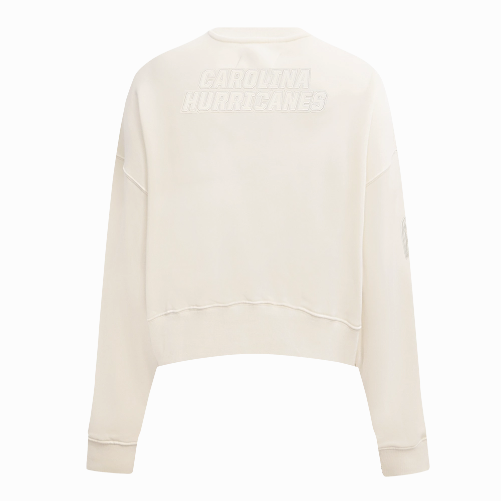SUDADERA DE CUELLO REDONDO NHL CAROLINA HURRICANES NEUTRAL PARA MUJER