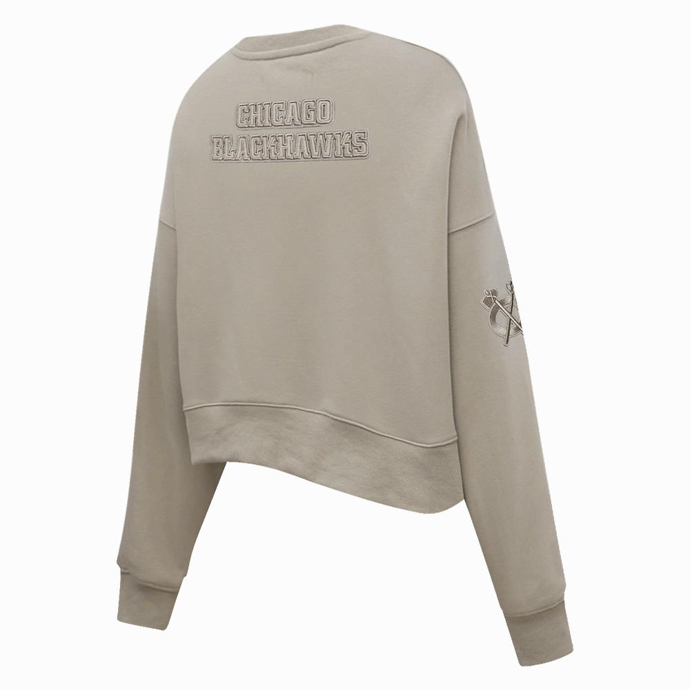 SUDADERA DE CUELLO REDONDO NHL CHICAGO BLACKHAWKS NEUTRAL PARA MUJER