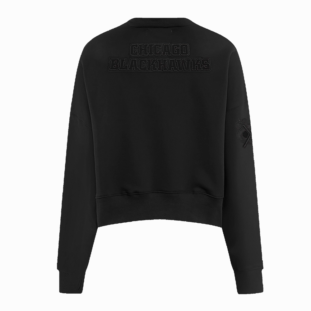 SUDADERA DE CUELLO REDONDO NHL CHICAGO BLACKHAWKS NEUTRAL PARA MUJER