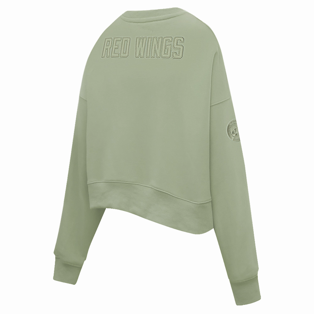 SUDADERA DE CUELLO REDONDO NHL DETROIT RED WINGS NEUTRAL PARA MUJER