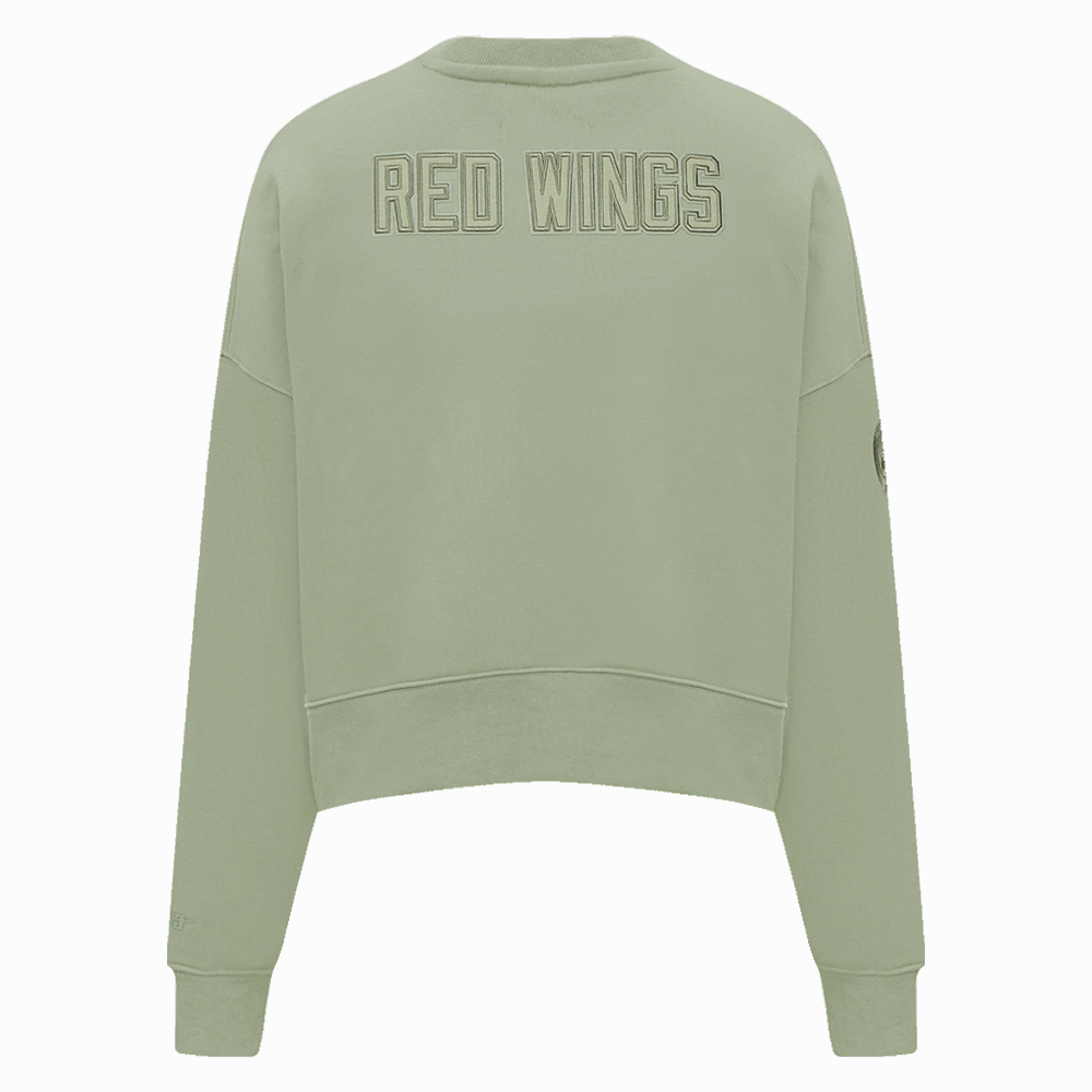 SUDADERA DE CUELLO REDONDO NHL DETROIT RED WINGS NEUTRAL PARA MUJER
