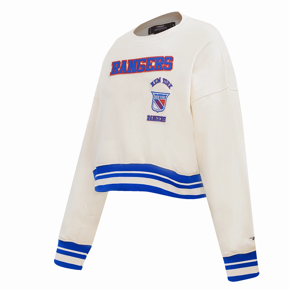 SUDADERA DE CUELLO REDONDO NHL NEW YORK RANGERS RETRO CLASSICS PARA MUJER