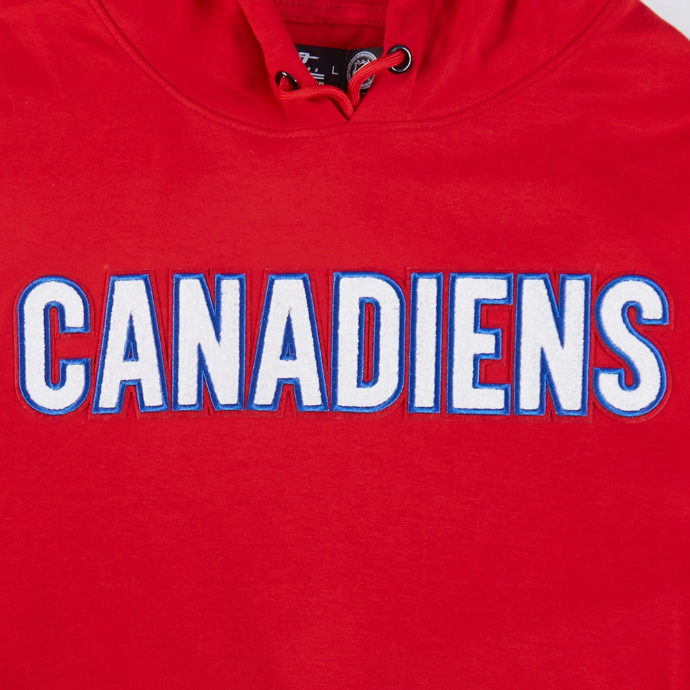 SUDADERA DE MANGA CORTA NHL MONTREAL CANADIENS CLASSIC CHENILLE