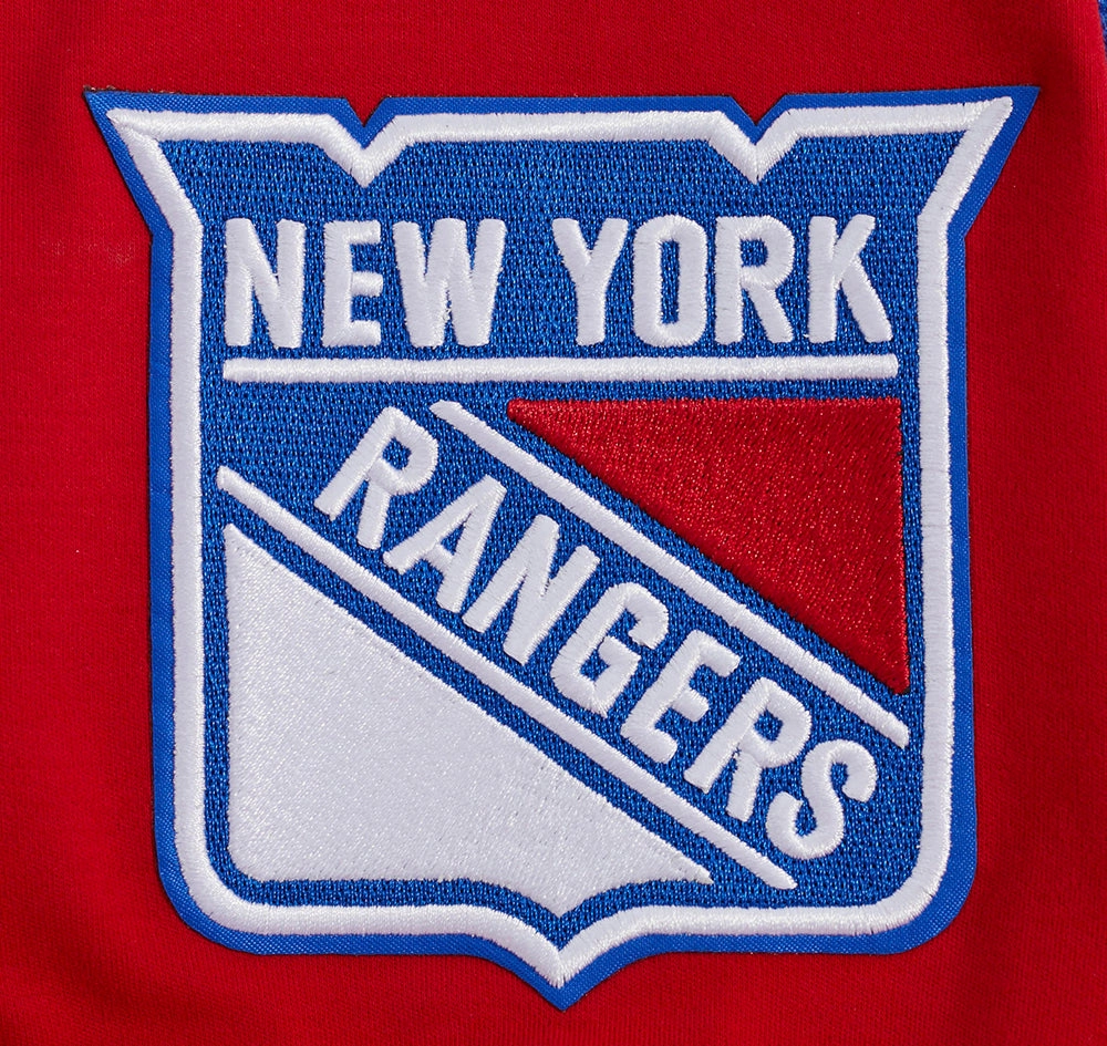 SUDADERA DE MANGA CORTA NHL NEW YORK RANGERS CLASSIC CHENILLE