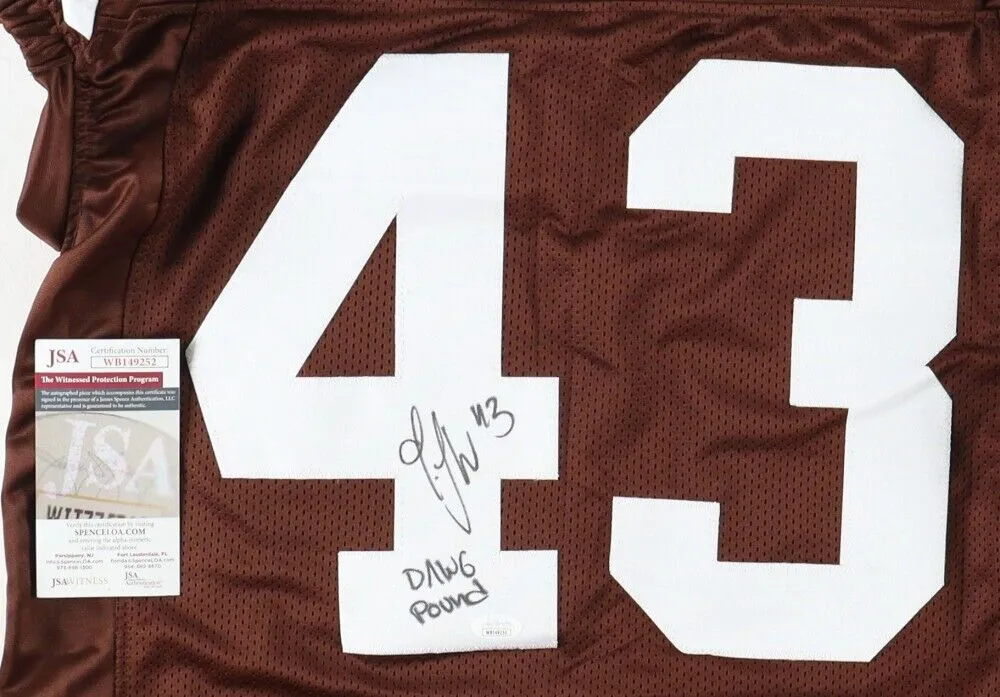 T. J. Ward Signed Cleveland Browns Jersey (JSA COA) 3xPro Bowl Defensive Back