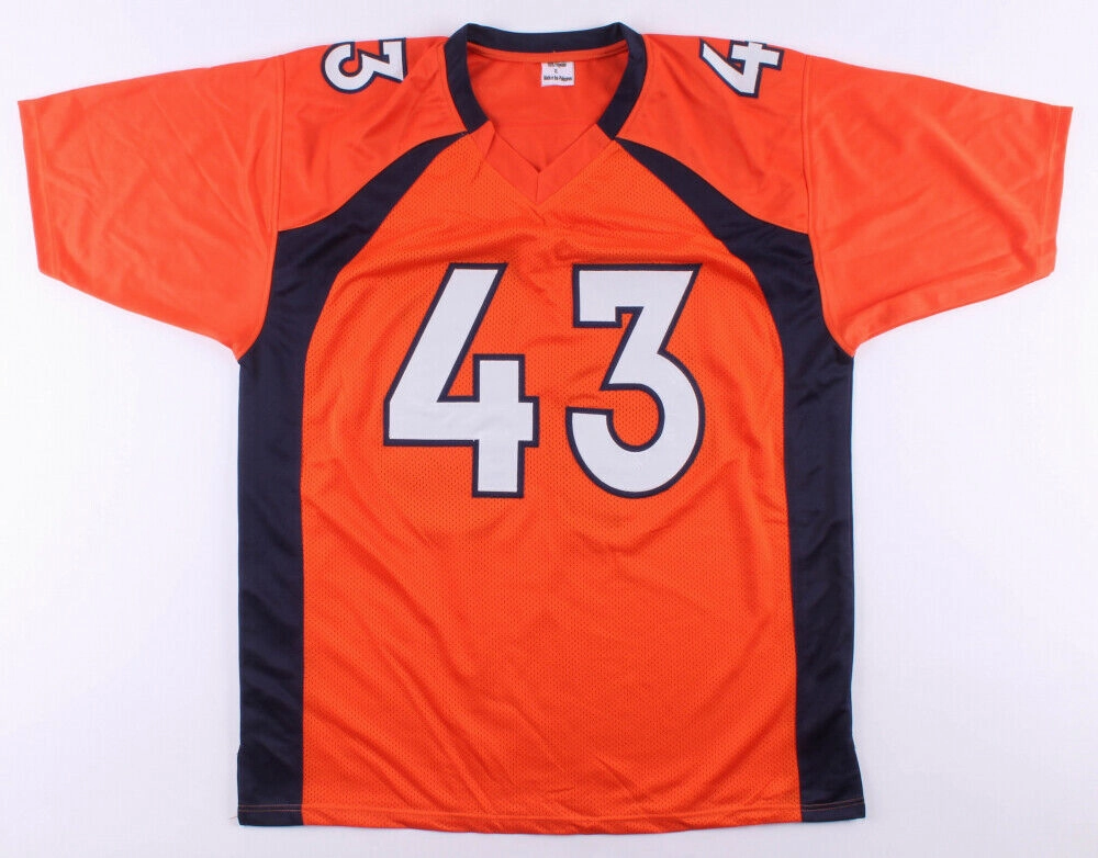 T.J.Ward Signed Denver Broncos Jersey (JSA) Super Bowl 50 Champ / Defensive Back