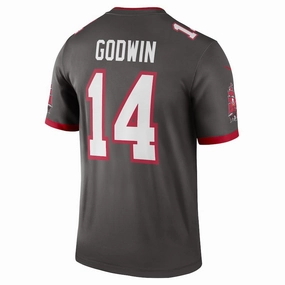 TB.Buccaneers #14 Chris Godwin Pewter Alternate Legend Jersey Stitched American Football Jerseys