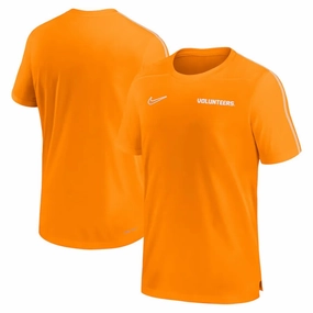 Tennessee Volunteers Nike 2024 Sideline Coach Performance Top - Tennessee Orange
