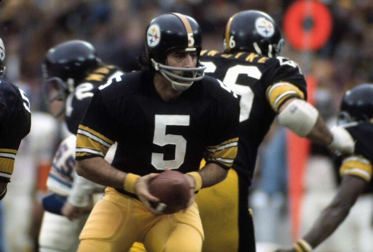 Terry Hanratty Signed Pittsburgh Steelers Jersey Inscribed "SB IX & X" (JSA) Q.B