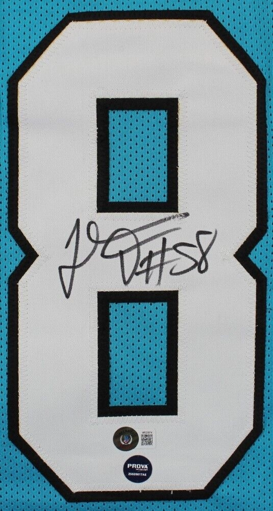 Thomas Davis Sr. Signed Carolina Panthers Jersey (Beckett) 3Pro Bowl L B