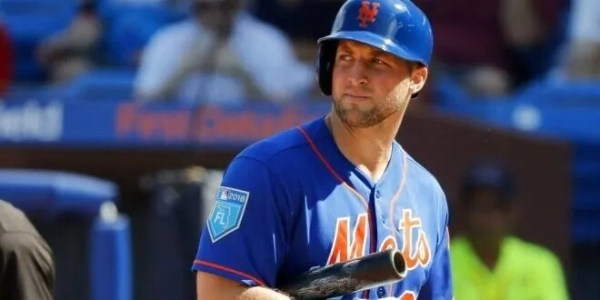 Tim Tebow Signed Personally Owned & Used Official League Baseball (Beckett) Mets